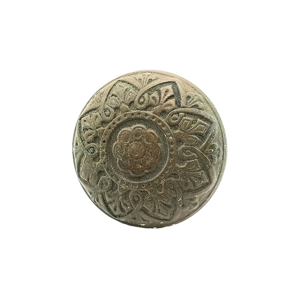 Antique Solid Cast Bronze Door Knob, Ornate Russell Erwin Victorian Eastlake